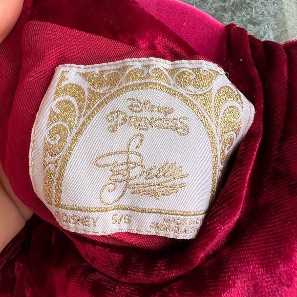 Disney Princess “Fancy” Belle Dress 7/8 - Picture 4 of 5
